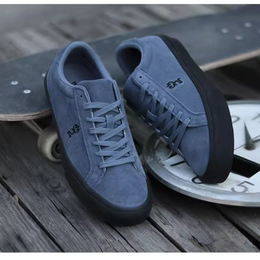 Joiints Designer Skate Shoes For Skateboarding Unisex Suede Leather Blue Trainers Rubber Sole Sport sneake Walking Casual Shoe